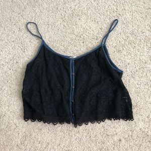 Lace crop top
